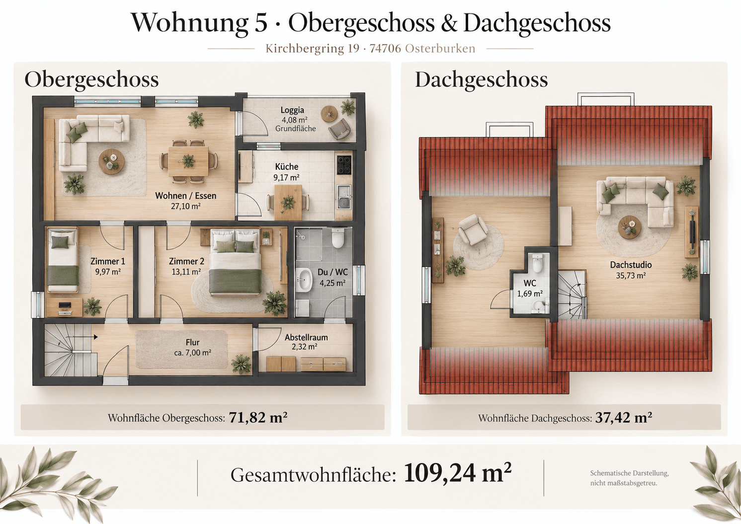 3 bedroom with open-plan kitchen flat to rent, 109 m², Osterburken, Baden-Württemberg 3 bedroom with open-plan kitchen flat to rent, 109 m², Osterburken, Baden-Württemberg