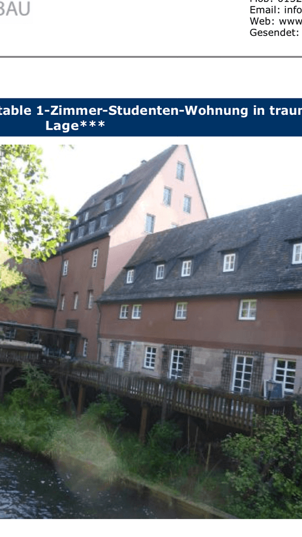 1 bedroom flat to rent, 30 m², Kirchenberg 1, Nürnberg, Bavaria 1 bedroom flat to rent, 30 m², Kirchenberg 1, Nürnberg, Bavaria