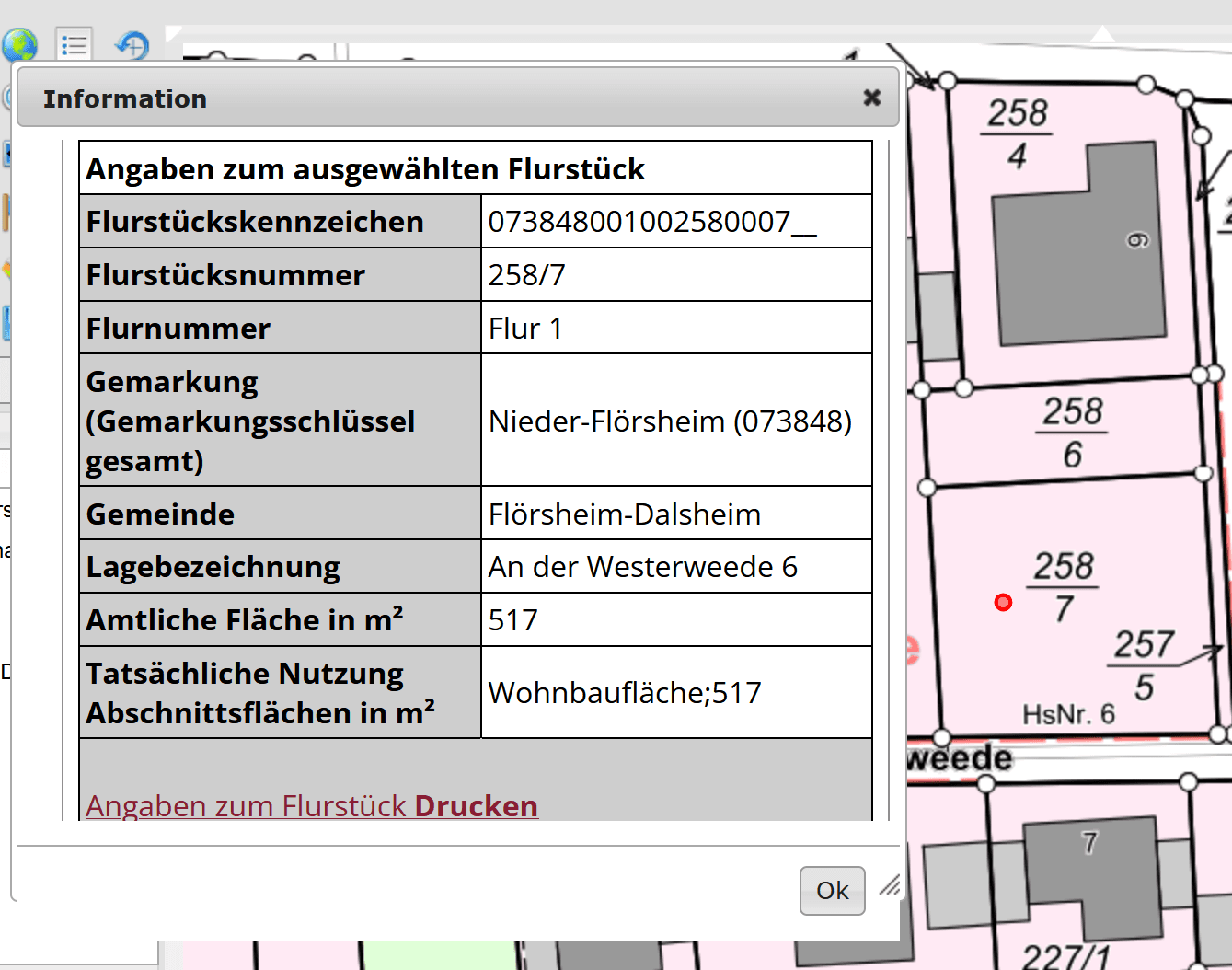 plot for sale, 517 m², An der Westerweede 6, Flörsheim-Dalsheim, Rhineland-Palatinate plot for sale, 517 m², An der Westerweede 6, Flörsheim-Dalsheim, Rhineland-Palatinate