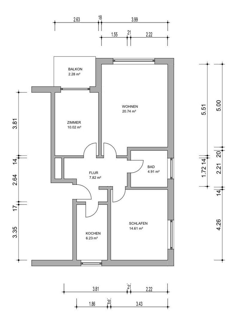 3 bedroom flat for sale, 67 m², Alexanderstraße 181b, Oldenburg, Lower Saxony 3 bedroom flat for sale, 67 m², Alexanderstraße 181b, Oldenburg, Lower Saxony