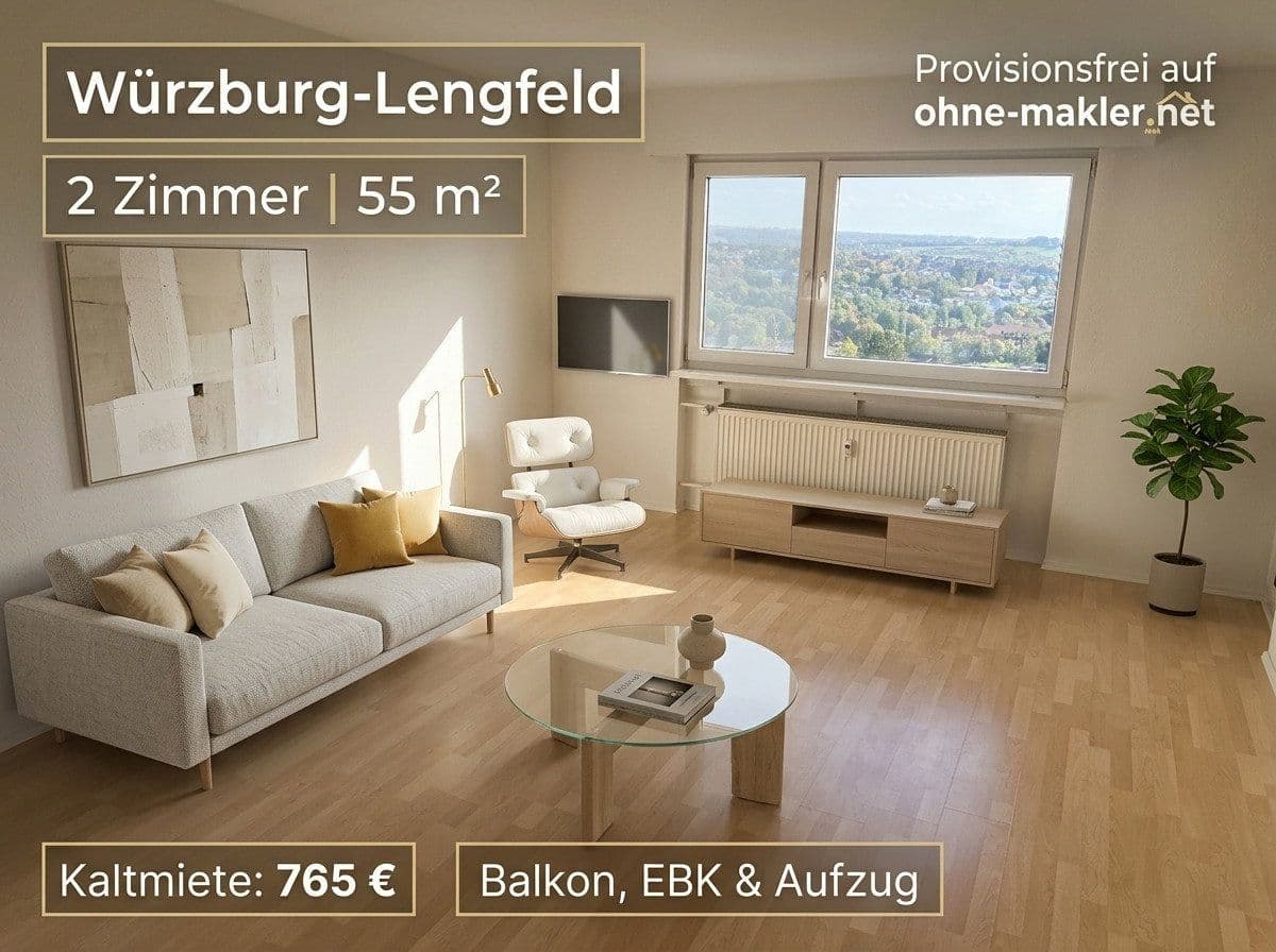 2 bedroom flat to rent, 55 m², Würzburg, Bavaria 2 bedroom flat to rent, 55 m², Würzburg, Bavaria