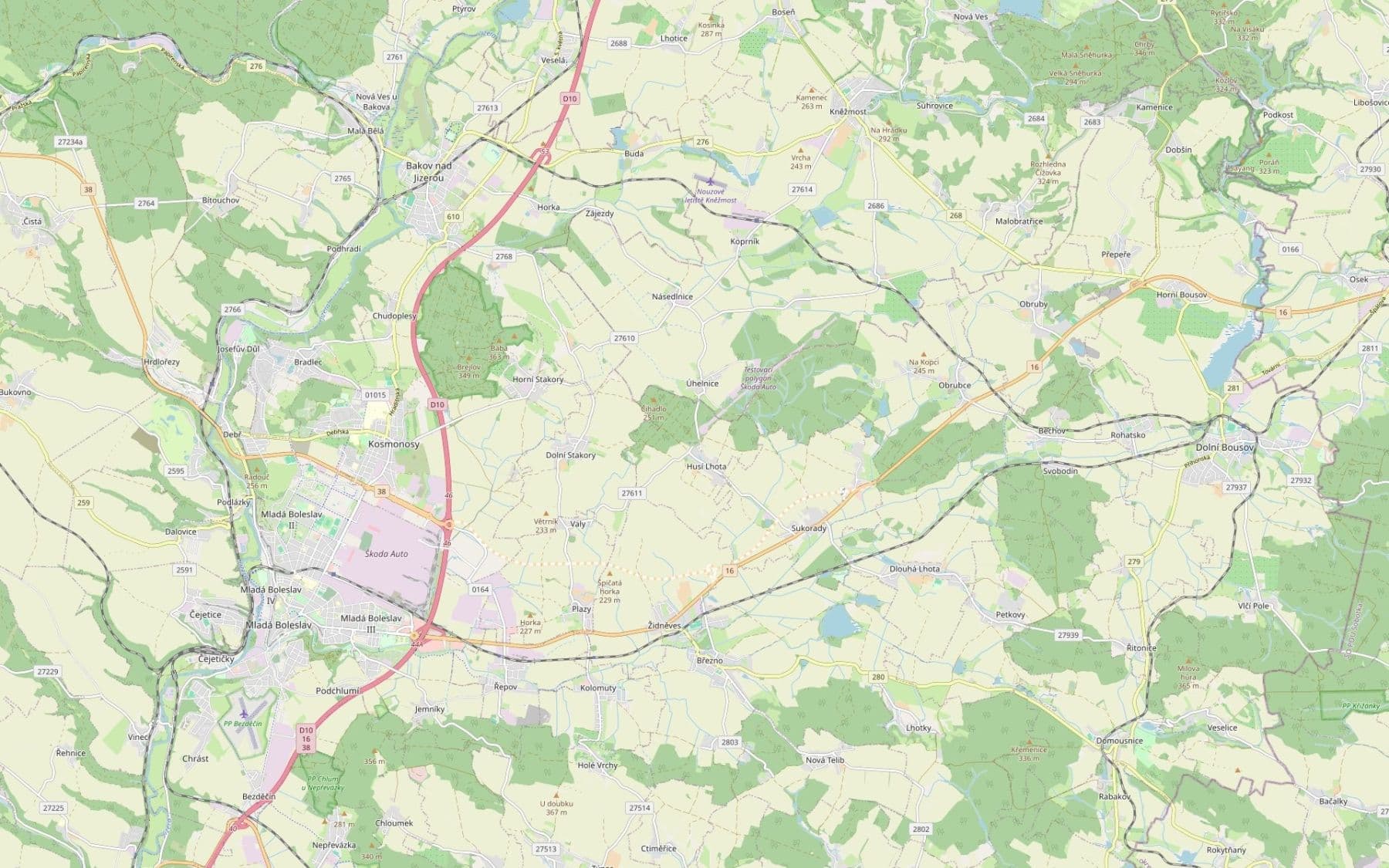 plot for sale, 6,047 m², Husí Lhota, Středočeský Region plot for sale, 6,047 m², Husí Lhota, Středočeský Region
