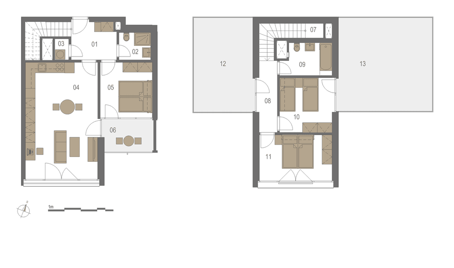 3 bedroom with open-plan kitchen flat to rent, 155 m², Odkolkova, Prague, Prague 3 bedroom with open-plan kitchen flat to rent, 155 m², Odkolkova, Prague, Prague