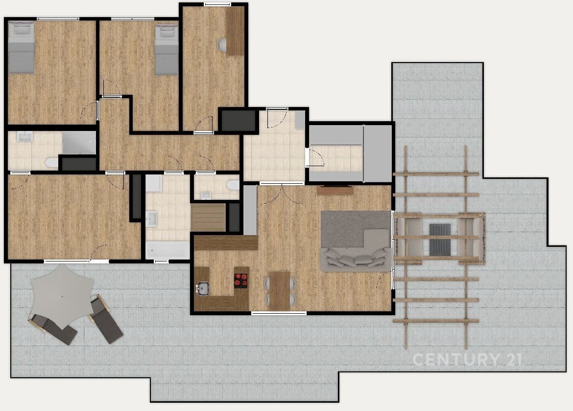 4 bedroom with open-plan kitchen flat for sale, 120 m², Československého exilu, Prague, Prague 4 bedroom with open-plan kitchen flat for sale, 120 m², Československého exilu, Prague, Prague