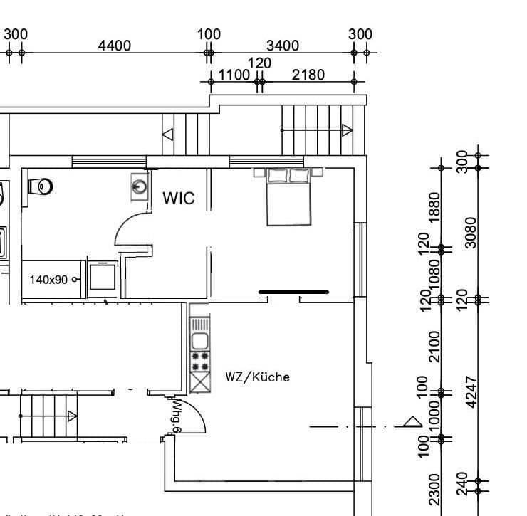 2 bedroom flat to rent, 41 m², In der Au 35, Frankfurt am Main, Hesse 2 bedroom flat to rent, 41 m², In der Au 35, Frankfurt am Main, Hesse