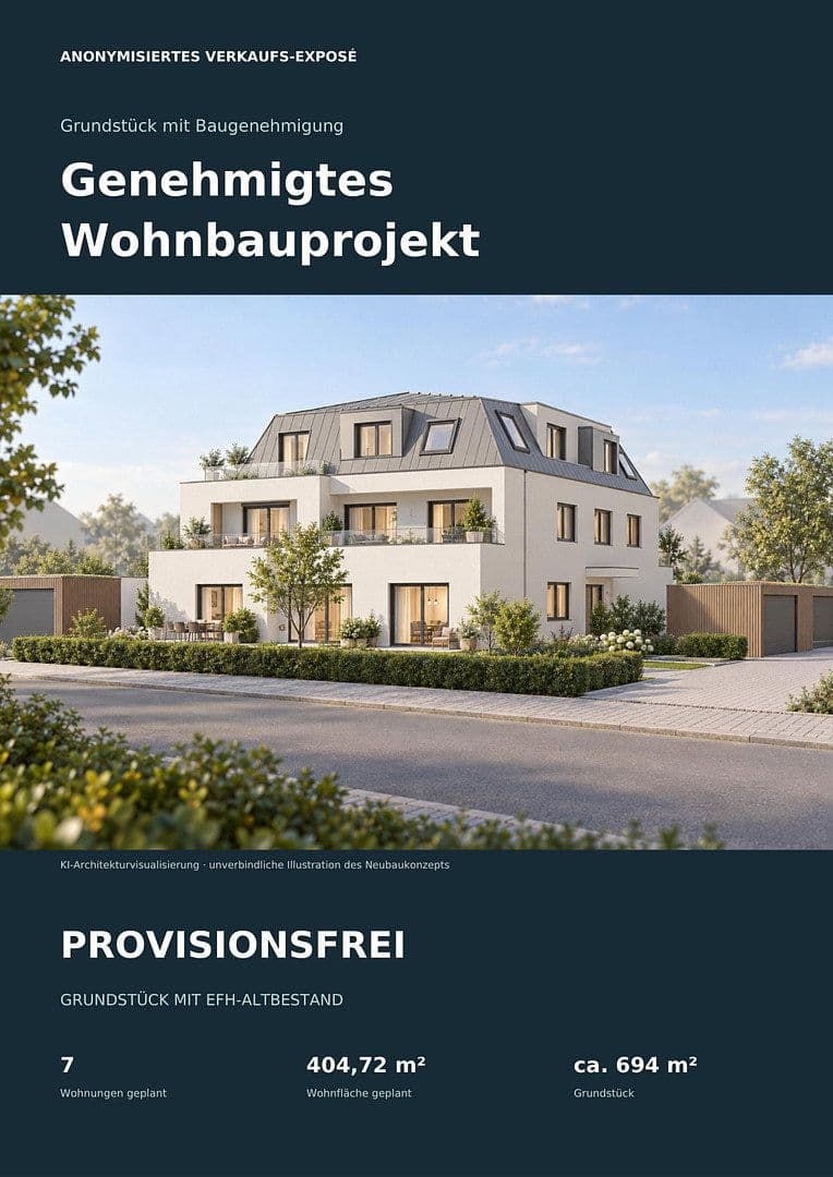 plot for sale, 695 m², Dachau, Bavaria plot for sale, 695 m², Dachau, Bavaria