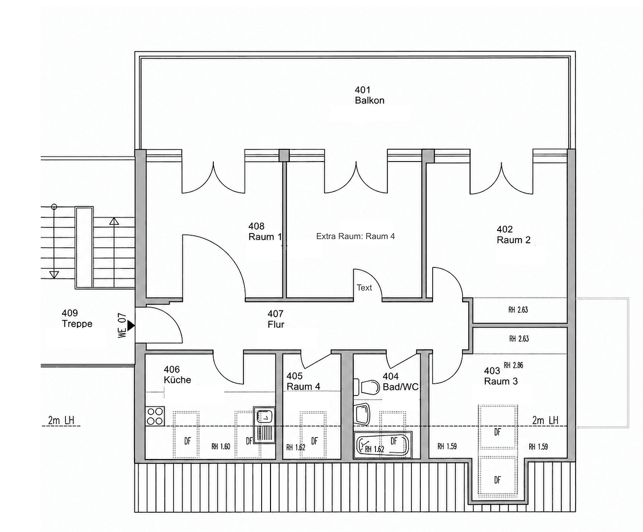 4 bedroom flat to rent, 98 m², Velten, Brandenburg 4 bedroom flat to rent, 98 m², Velten, Brandenburg