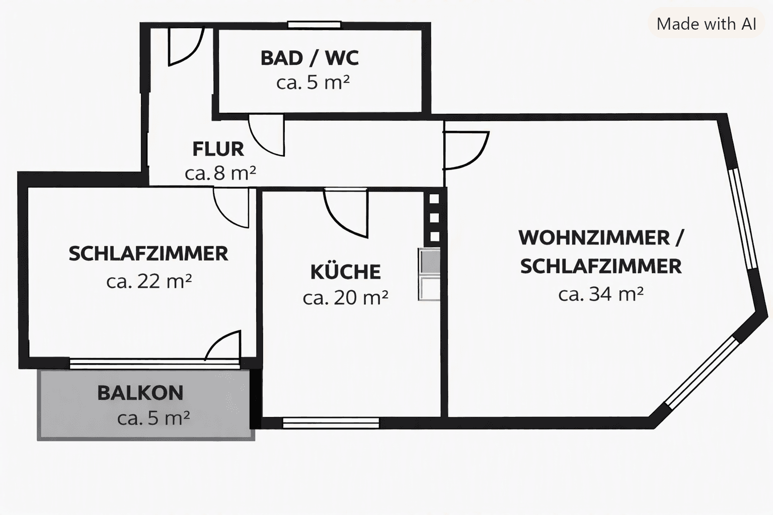 2 bedroom flat to rent, 89 m², Oranienstr. 12, Aachen, North Rhine-Westphalia 2 bedroom flat to rent, 89 m², Oranienstr. 12, Aachen, North Rhine-Westphalia