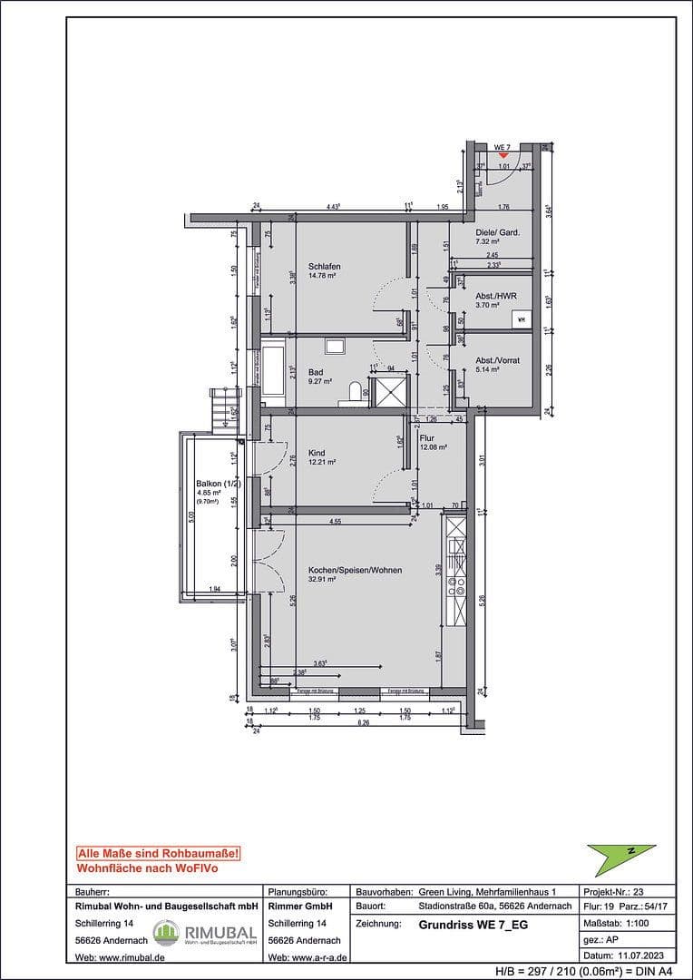 3 bedroom flat to rent, 103 m², Stadionstr.60a, Andernach, Rhineland-Palatinate 3 bedroom flat to rent, 103 m², Stadionstr.60a, Andernach, Rhineland-Palatinate