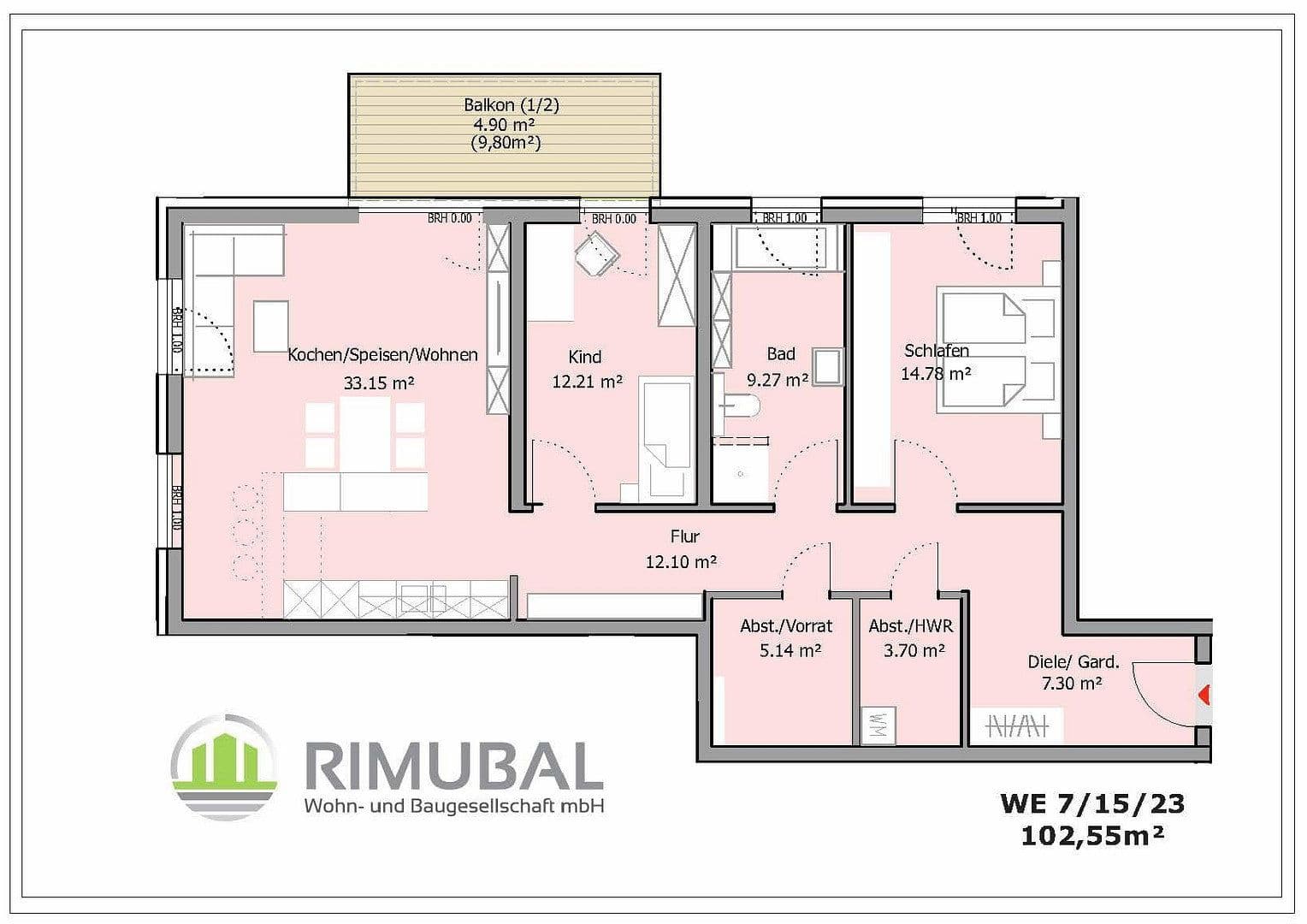3 bedroom flat to rent, 103 m², Stadionstr.60a, Andernach, Rhineland-Palatinate 3 bedroom flat to rent, 103 m², Stadionstr.60a, Andernach, Rhineland-Palatinate