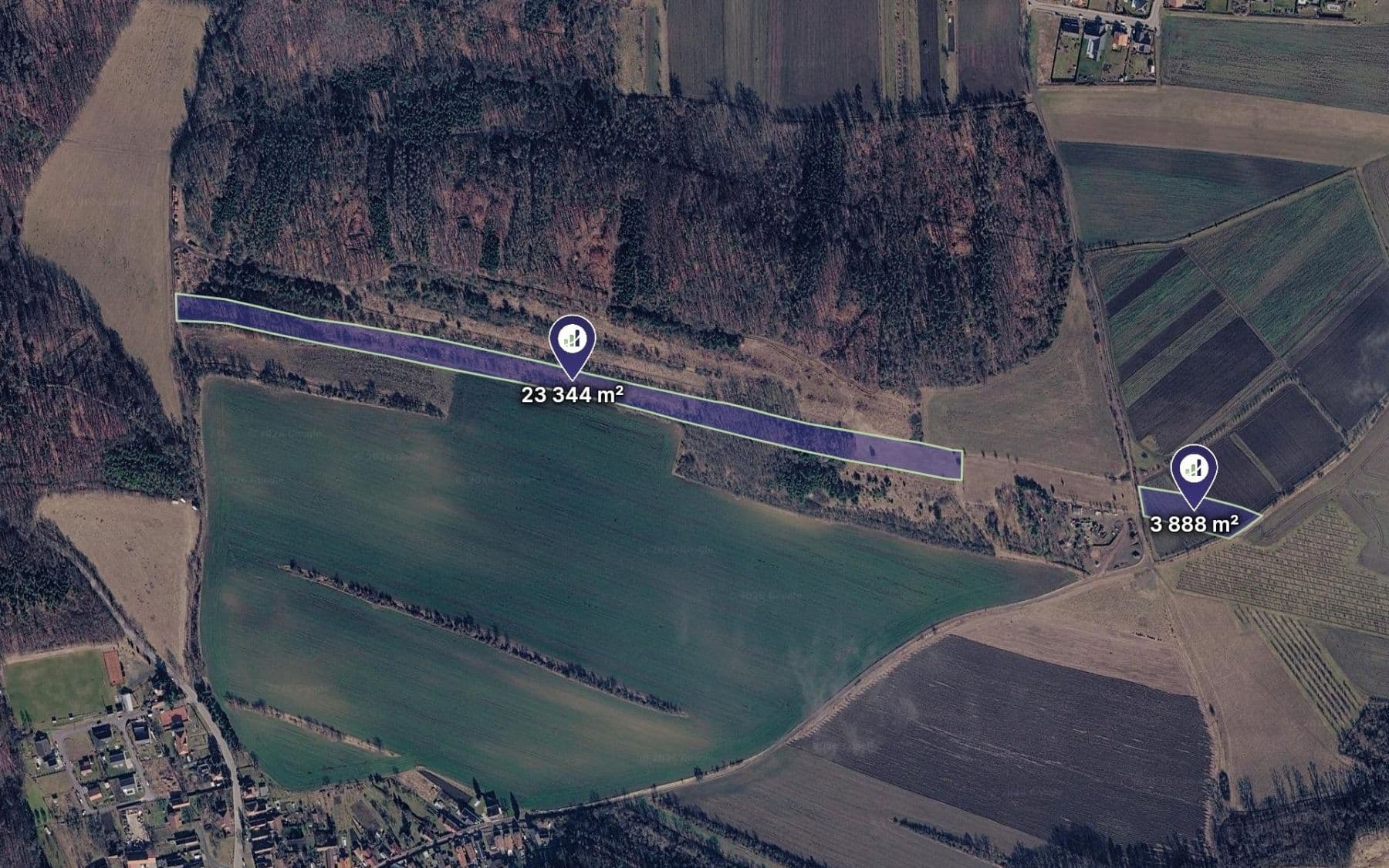 plot for sale, 29,403 m², Jeviněves, Středočeský Region plot for sale, 29,403 m², Jeviněves, Středočeský Region