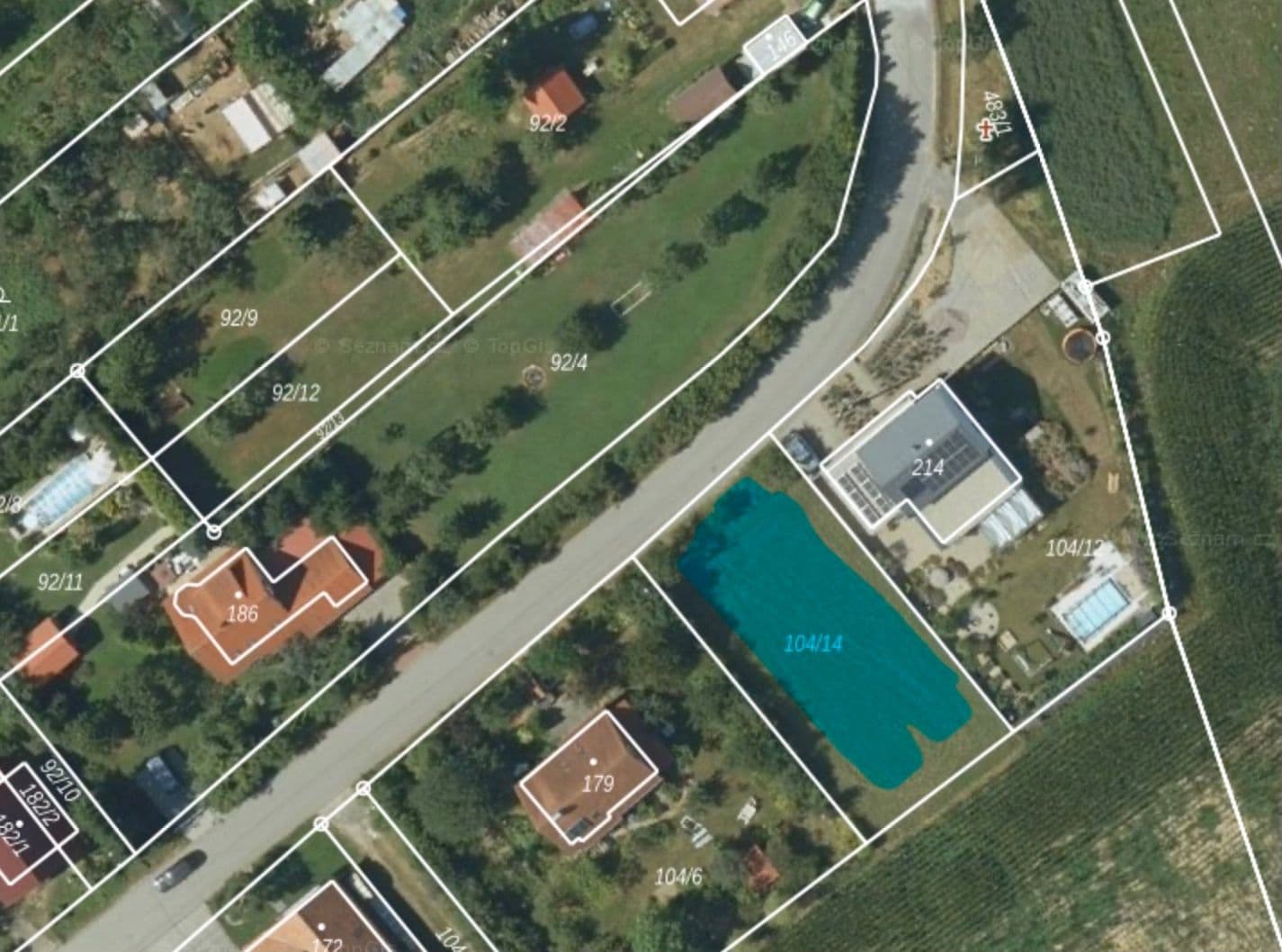 plot for sale, 820 m², Rudka, Jihomoravský Region plot for sale, 820 m², Rudka, Jihomoravský Region