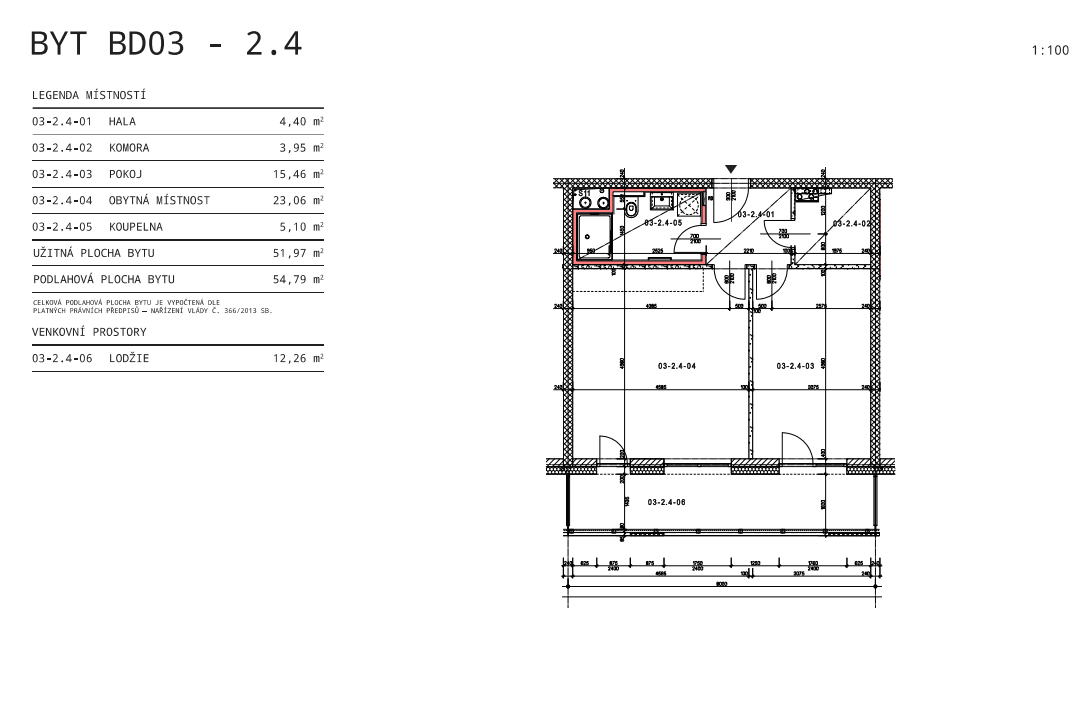 1 bedroom with open-plan kitchen flat to rent, 52 m², Kladno, Středočeský Region 1 bedroom with open-plan kitchen flat to rent, 52 m², Kladno, Středočeský Region