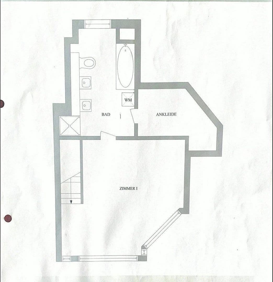 1 bedroom with open-plan kitchen flat for sale, 79 m², Bremen, Bremen 1 bedroom with open-plan kitchen flat for sale, 79 m², Bremen, Bremen