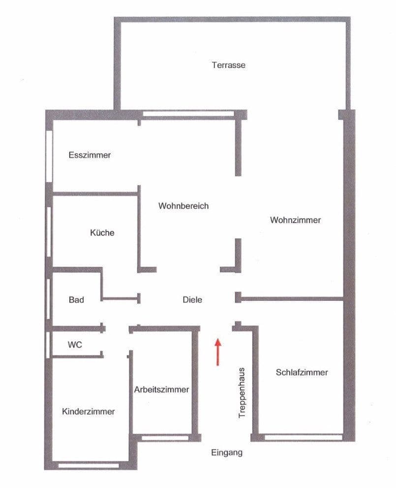 4 bedroom with open-plan kitchen flat to rent, 137 m², Krefeld - Bockum, North Rhine-Westphalia 4 bedroom with open-plan kitchen flat to rent, 137 m², Krefeld - Bockum, North Rhine-Westphalia