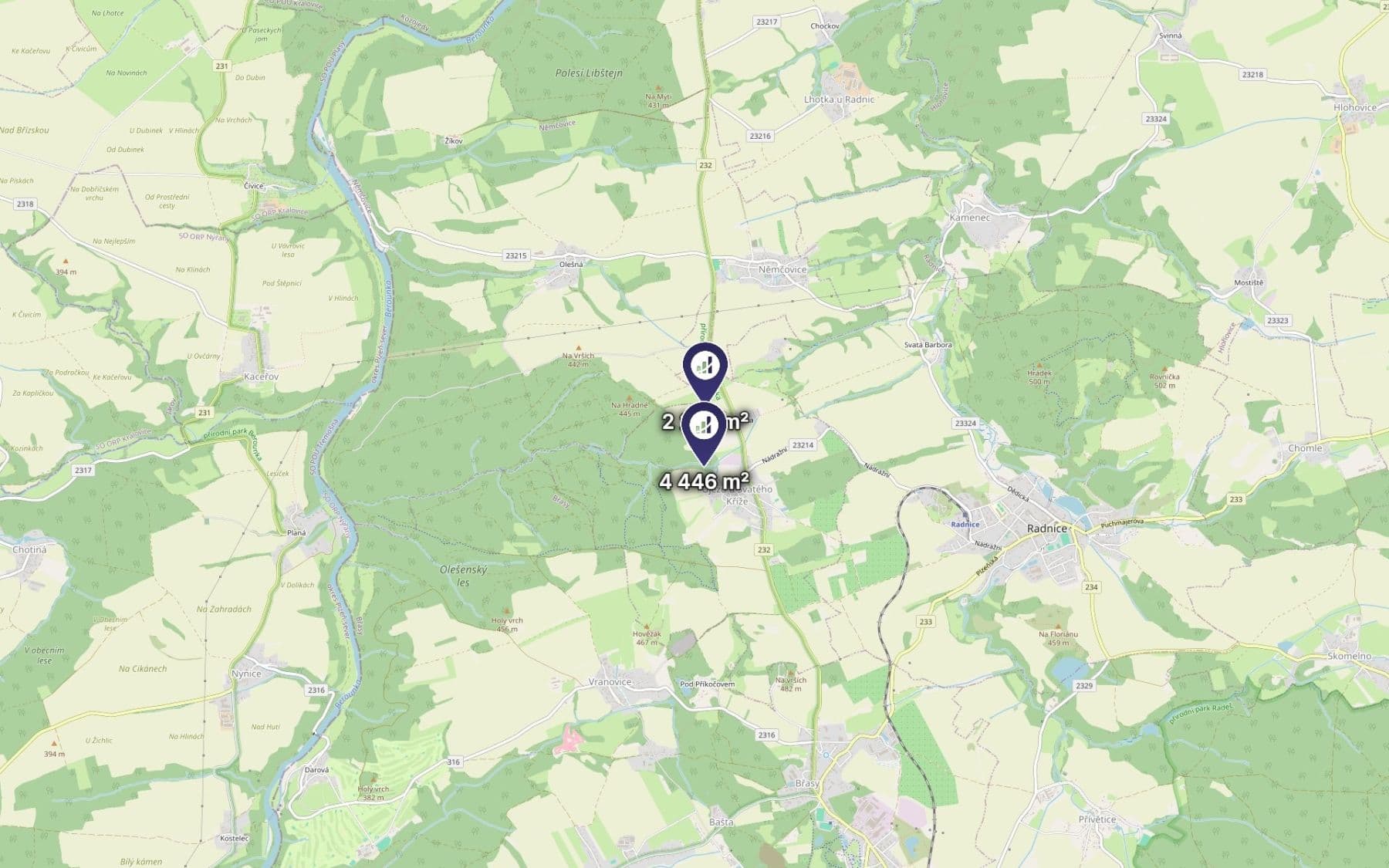 plot for sale, 3,367 m², Újezd u Svatého Kříže, Plzeňský Region plot for sale, 3,367 m², Újezd u Svatého Kříže, Plzeňský Region