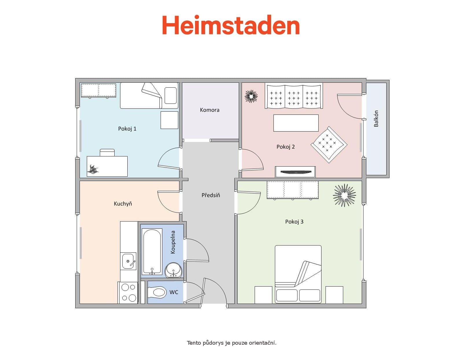 3 bedroom flat to rent, 76 m², K Hájku, Frýdek-Místek, Moravskoslezský Region 3 bedroom flat to rent, 76 m², K Hájku, Frýdek-Místek, Moravskoslezský Region