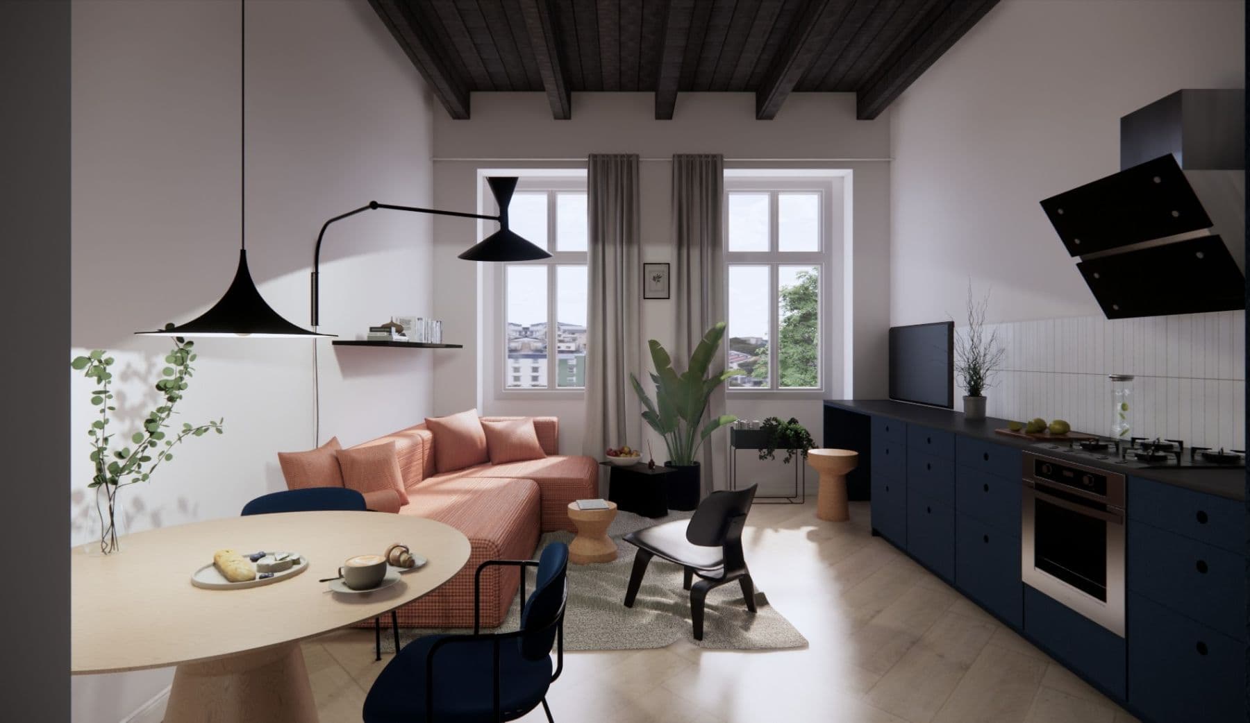 1 bedroom with open-plan kitchen flat for sale, 41 m², Bubenská, Prague, Prague 1 bedroom with open-plan kitchen flat for sale, 41 m², Bubenská, Prague, Prague