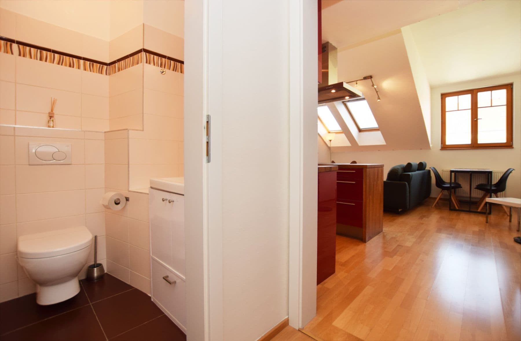 1 bedroom with open-plan kitchen flat for sale, 45 m², Bořivojova, Prague, Prague 1 bedroom with open-plan kitchen flat for sale, 45 m², Bořivojova, Prague, Prague