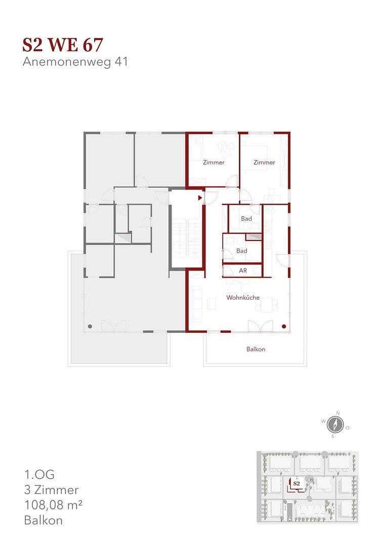 3 bedroom flat to rent, 109 m², Anemonenweg 38, Wandlitz, Brandenburg 3 bedroom flat to rent, 109 m², Anemonenweg 38, Wandlitz, Brandenburg