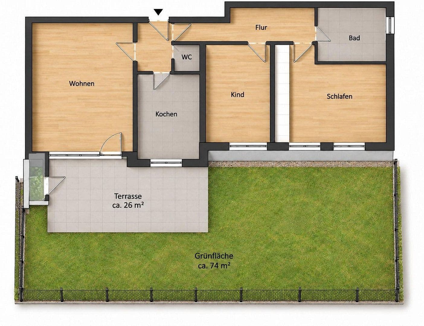 3 bedroom flat for sale, 93 m², Frankfurt, Hesse 3 bedroom flat for sale, 93 m², Frankfurt, Hesse