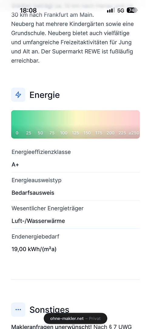 2 bedroom flat to rent, 55 m², Auf der Weingartsweide 20 A, Neuberg, Hesse 2 bedroom flat to rent, 55 m², Auf der Weingartsweide 20 A, Neuberg, Hesse