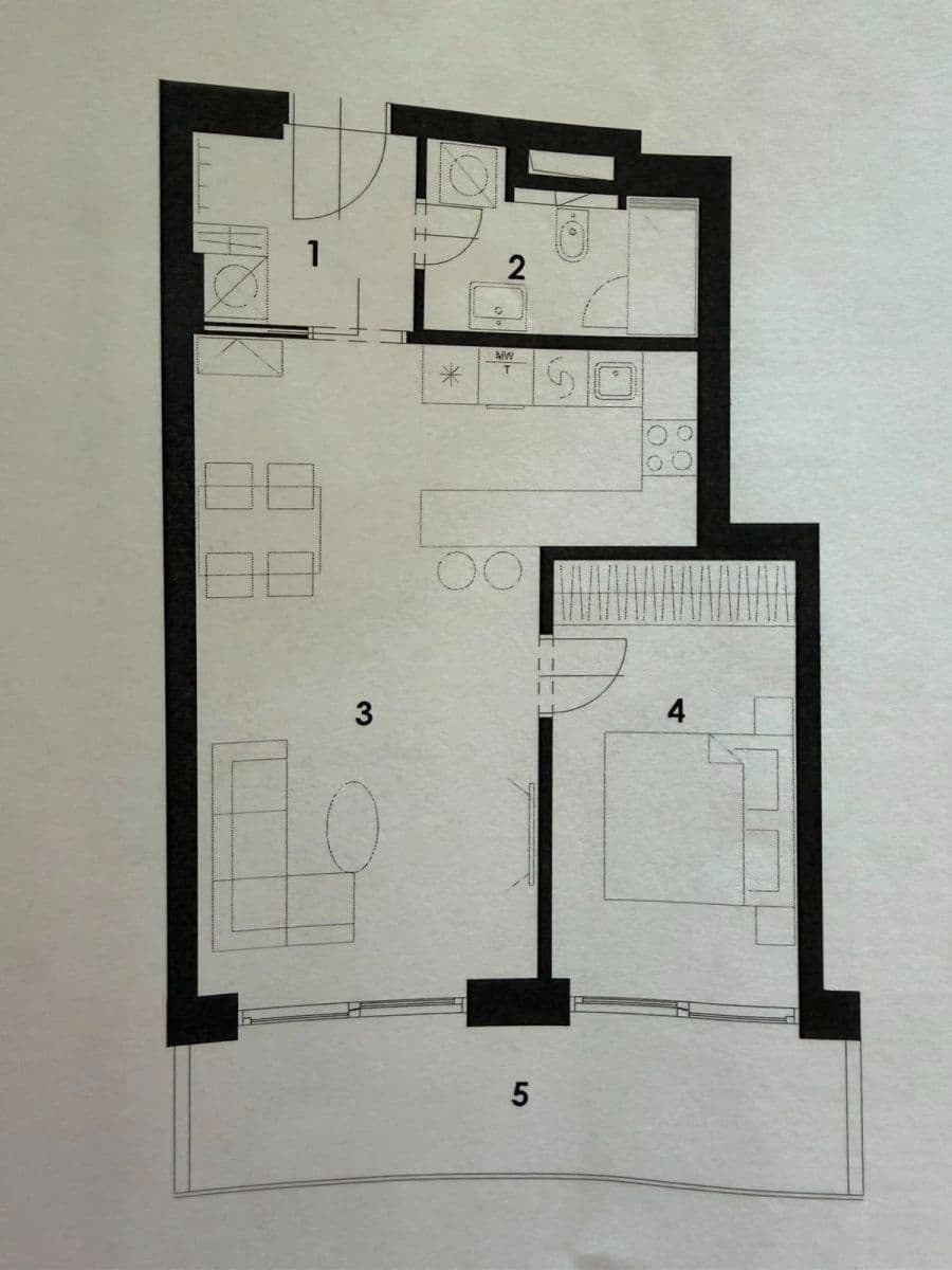 1 bedroom with open-plan kitchen flat for sale, 52 m², Leitnerova, Brno, Jihomoravský Region 1 bedroom with open-plan kitchen flat for sale, 52 m², Leitnerova, Brno, Jihomoravský Region