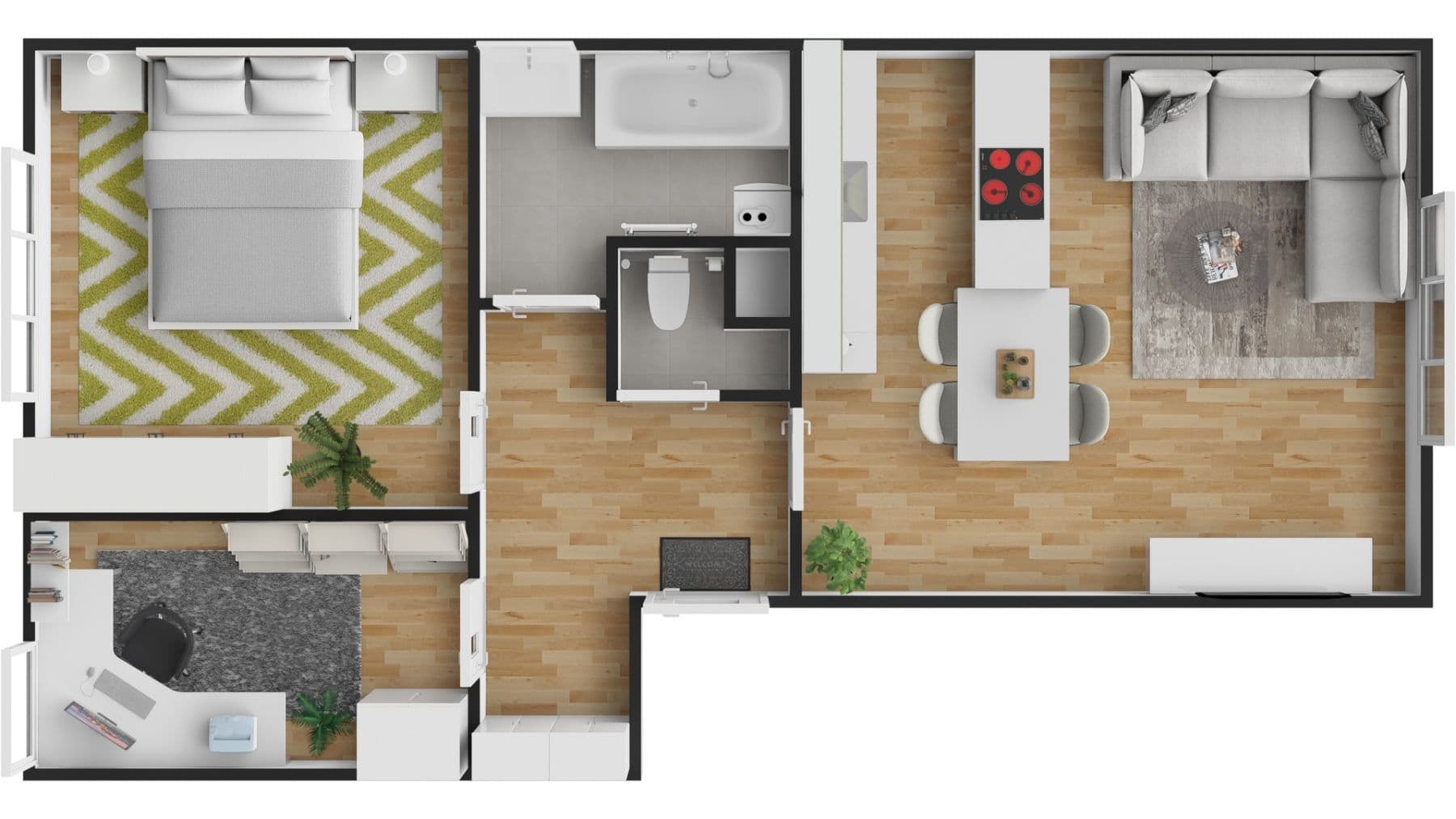 2 bedroom with open-plan kitchen flat for sale, 53 m², Na Hraničkách, Vyškov, Jihomoravský Region 2 bedroom with open-plan kitchen flat for sale, 53 m², Na Hraničkách, Vyškov, Jihomoravský Region