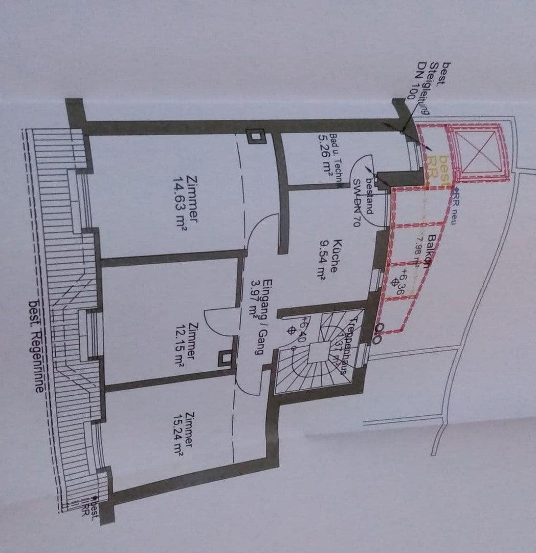 3 bedroom flat to rent, 61 m², Grabenstrasse 2, Lörrach, Baden-Württemberg 3 bedroom flat to rent, 61 m², Grabenstrasse 2, Lörrach, Baden-Württemberg