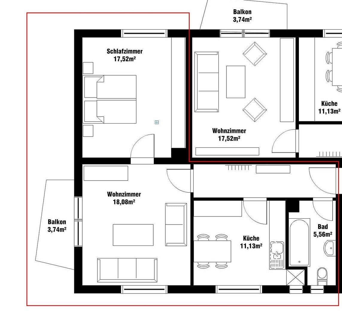 2 bedroom flat to rent, 57 m², Sinntal, Hesse 2 bedroom flat to rent, 57 m², Sinntal, Hesse