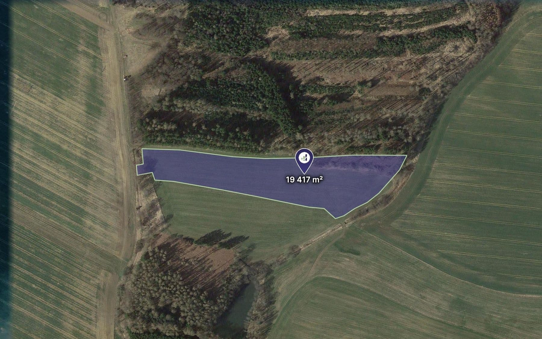 plot for sale, 9,709 m², Habry, Vysočina Region plot for sale, 9,709 m², Habry, Vysočina Region