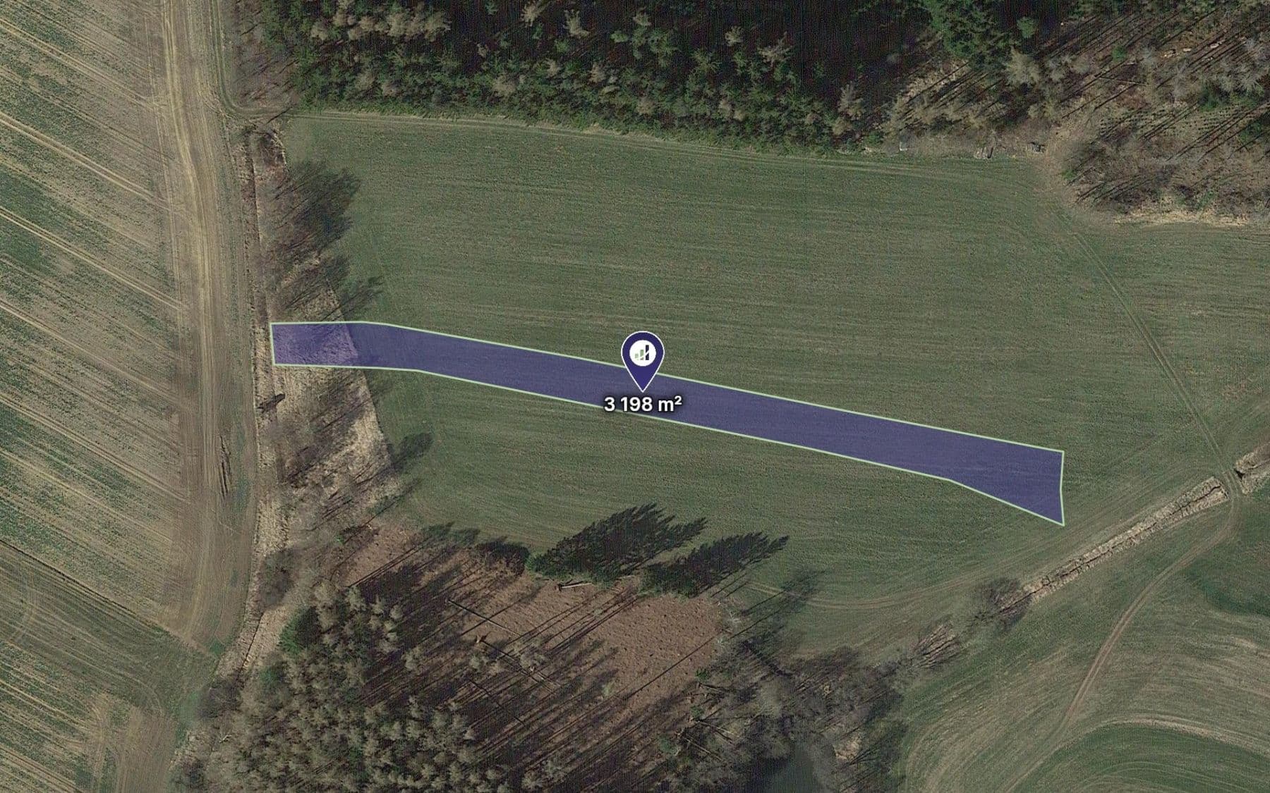 plot for sale, 1,599 m², Habry, Vysočina Region plot for sale, 1,599 m², Habry, Vysočina Region