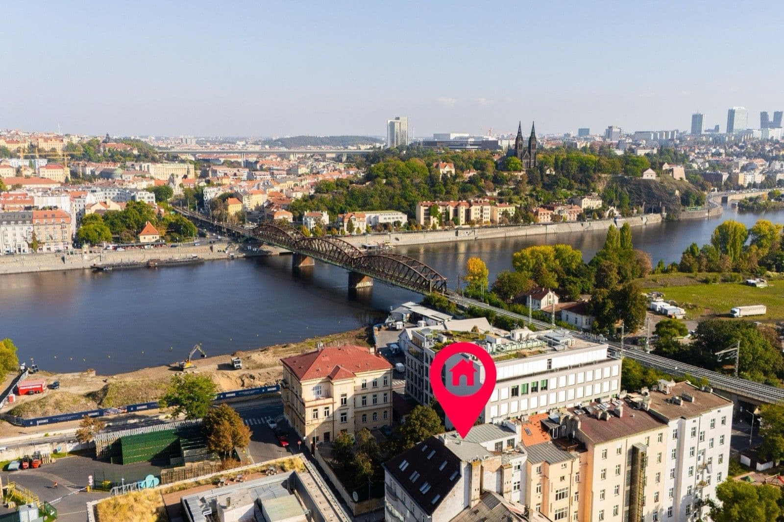 2 bedroom with open-plan kitchen flat for sale, 74 m², Svornosti, Prague, Prague 2 bedroom with open-plan kitchen flat for sale, 74 m², Svornosti, Prague, Prague