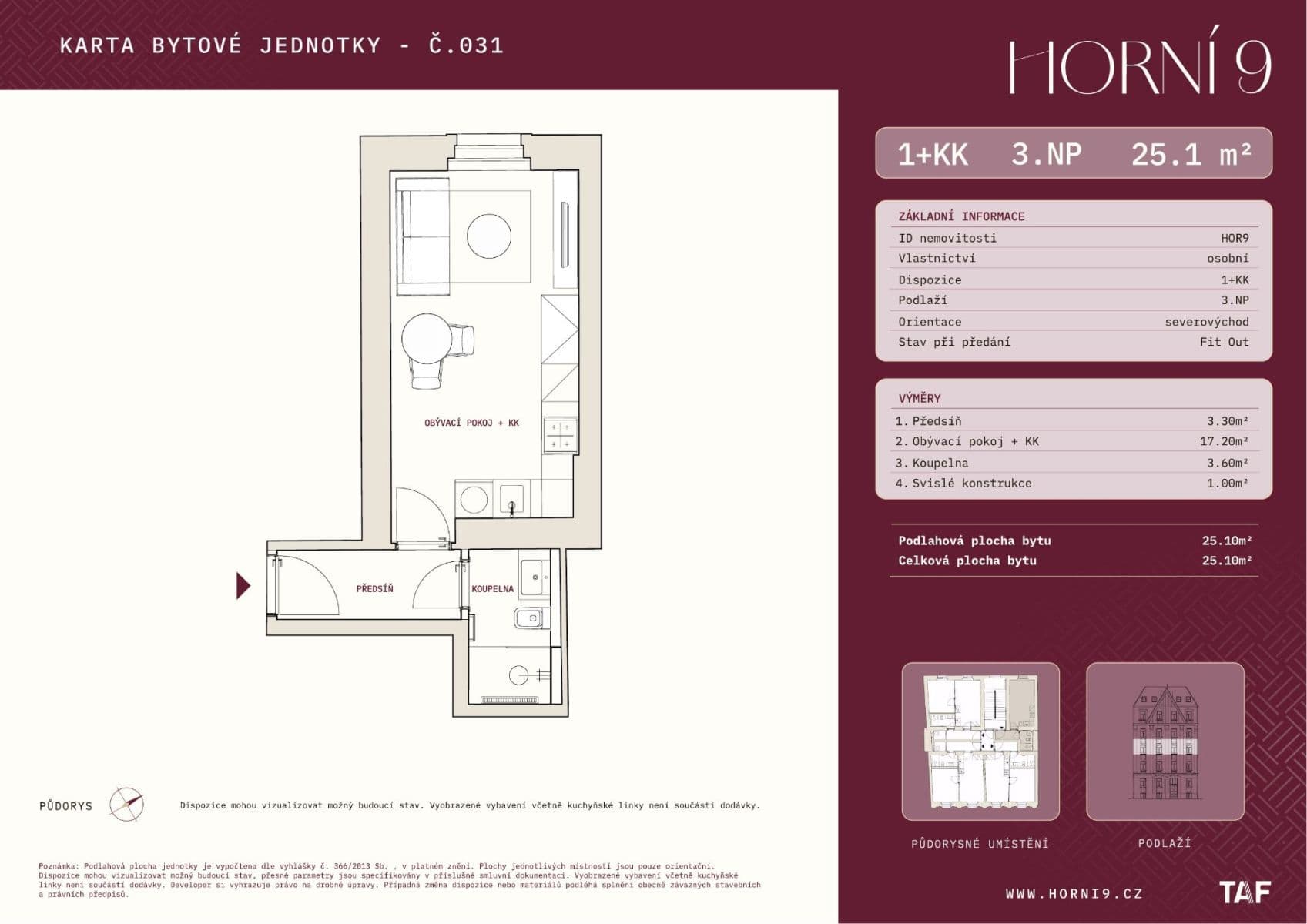 Studio flat for sale, 25 m², Horní, Prague, Prague Studio flat for sale, 25 m², Horní, Prague, Prague