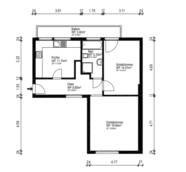 1 bedroom with open-plan kitchen flat for sale, 65 m², Düsseldorf, North Rhine-Westphalia 1 bedroom with open-plan kitchen flat for sale, 65 m², Düsseldorf, North Rhine-Westphalia