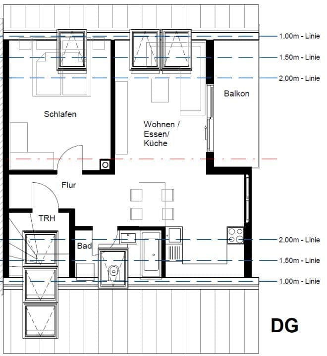 1 bedroom with open-plan kitchen flat to rent, 50 m², Blaubeuren, Baden-Württemberg 1 bedroom with open-plan kitchen flat to rent, 50 m², Blaubeuren, Baden-Württemberg