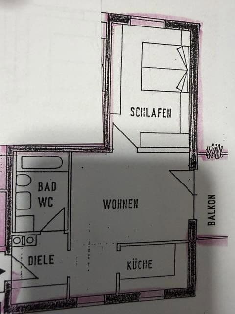 2 bedroom flat to rent, 53 m², Lauingen (Donau), Bavaria 2 bedroom flat to rent, 53 m², Lauingen (Donau), Bavaria