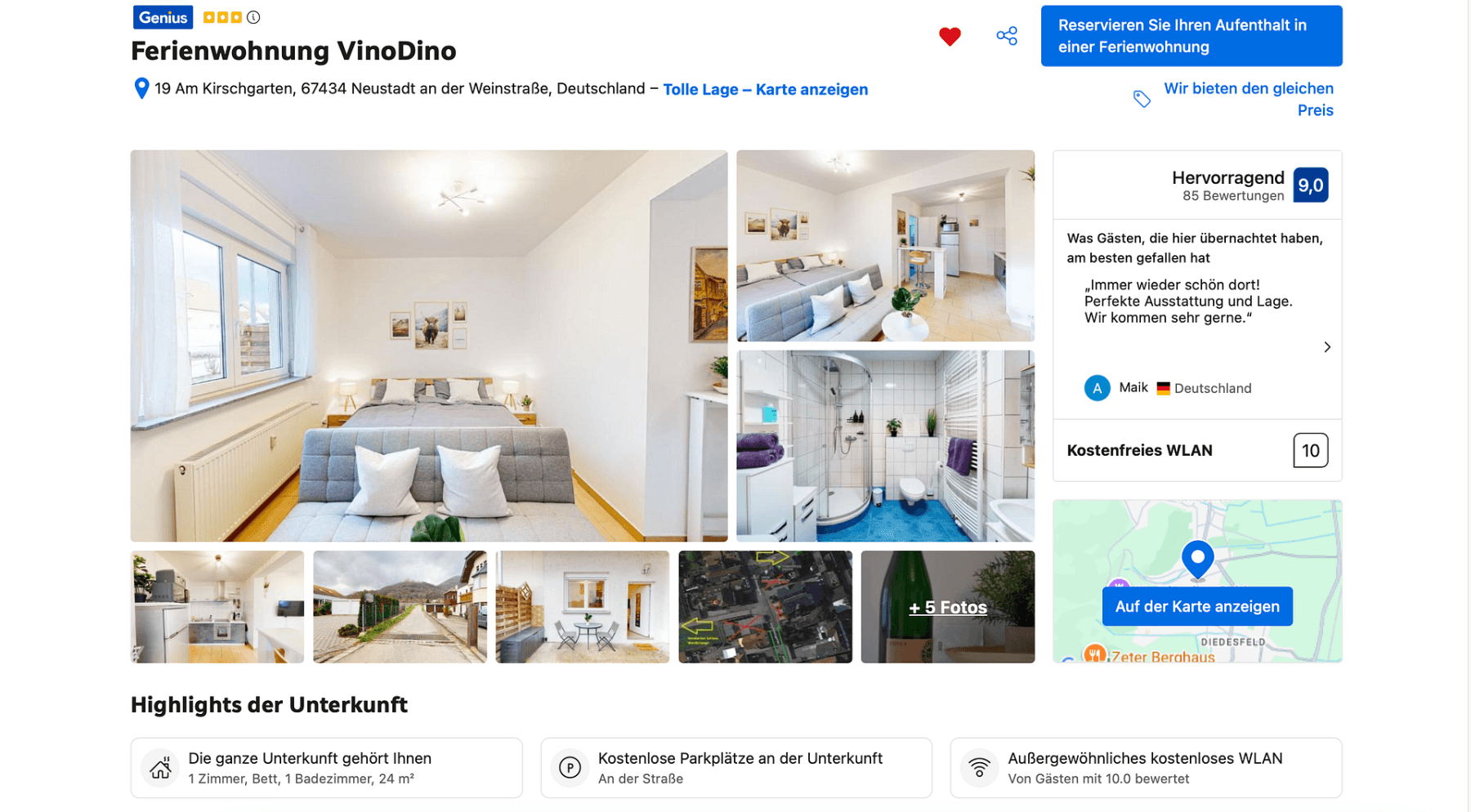 1 bedroom flat to rent, 24 m², Am Kirschgarten 19, Neustadt, Rhineland-Palatinate 1 bedroom flat to rent, 24 m², Am Kirschgarten 19, Neustadt, Rhineland-Palatinate