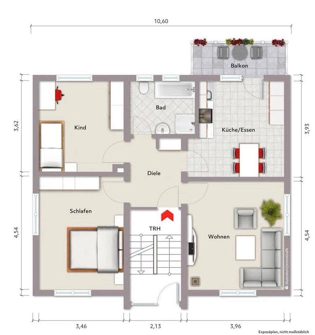 3 bedroom flat to rent, 75 m², Rastatt, Baden-Württemberg 3 bedroom flat to rent, 75 m², Rastatt, Baden-Württemberg