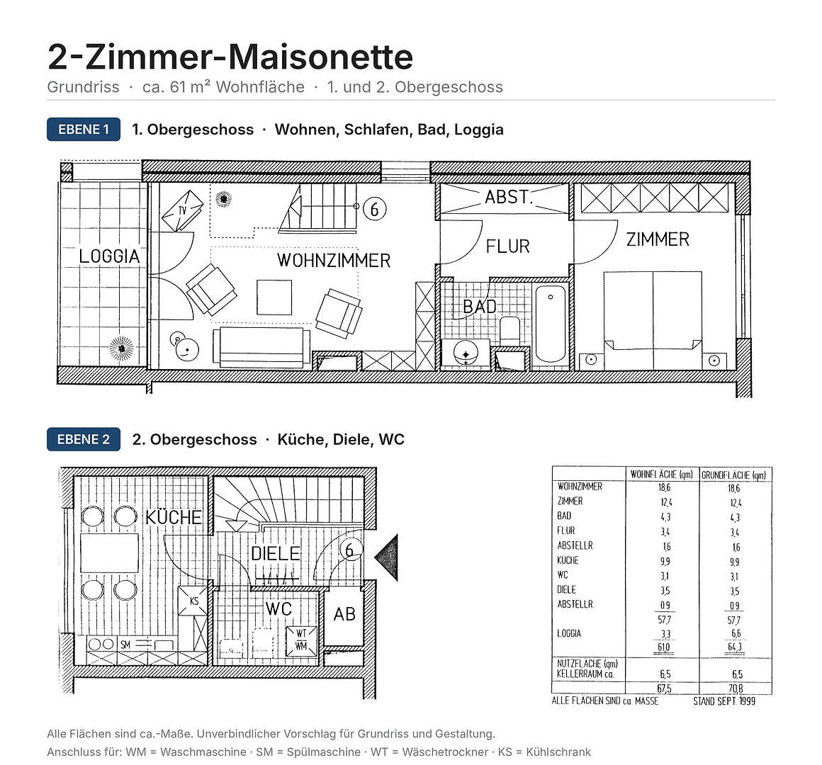 2 bedroom flat for sale, 61 m², Wallaustr. 65, Main, Rhineland-Palatinate 2 bedroom flat for sale, 61 m², Wallaustr. 65, Main, Rhineland-Palatinate