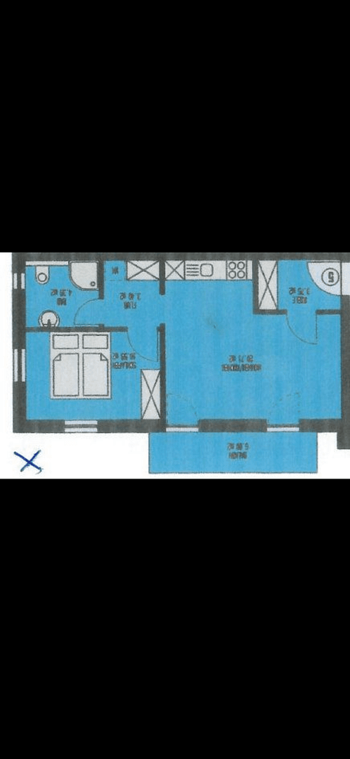 2 bedroom flat to rent, 46 m², Osterhofen, Bavaria 2 bedroom flat to rent, 46 m², Osterhofen, Bavaria