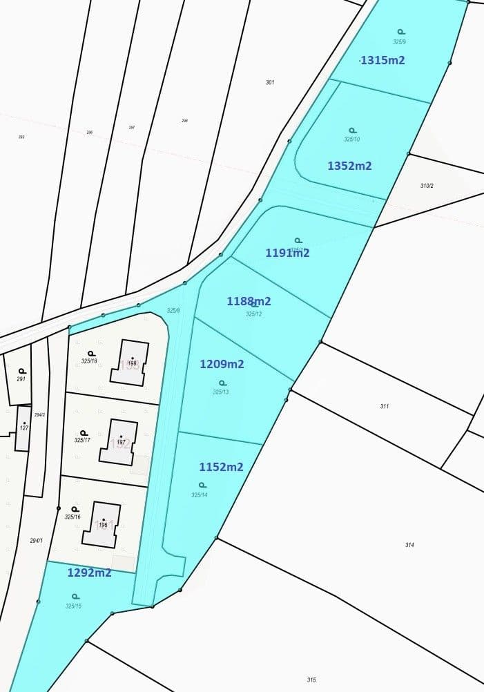 plot for sale, 1,188 m², Škvorec, Středočeský Region plot for sale, 1,188 m², Škvorec, Středočeský Region