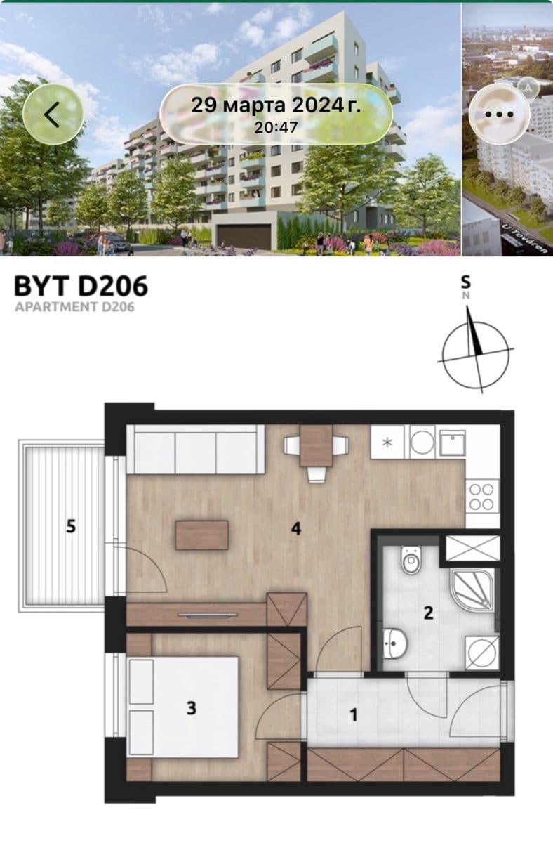 1 bedroom with open-plan kitchen flat to rent, 40 m², Arnošta Staňka, Prague, Prague 1 bedroom with open-plan kitchen flat to rent, 40 m², Arnošta Staňka, Prague, Prague