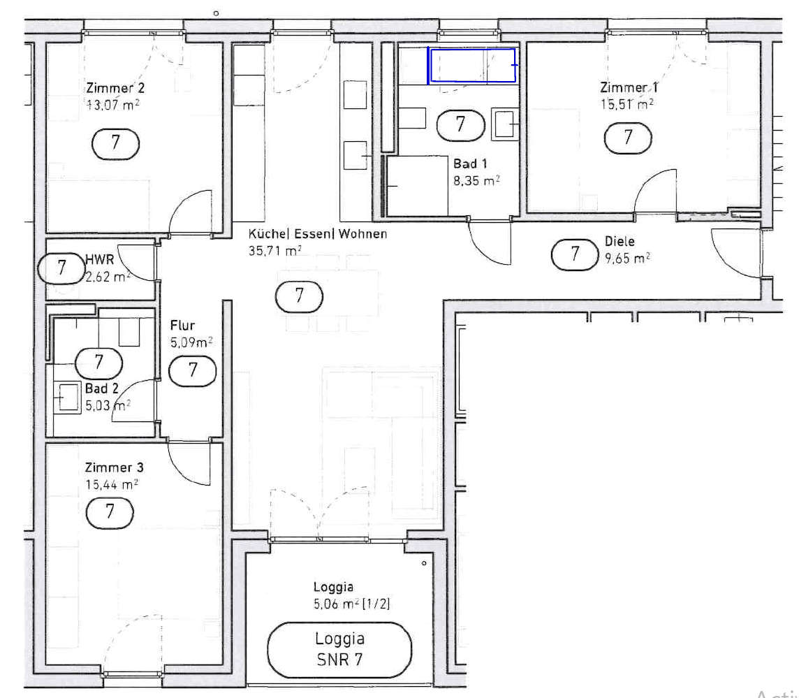 4 bedroom flat to rent, 116 m², Herbert-Belser-Ring 2, Maintal, Hesse 4 bedroom flat to rent, 116 m², Herbert-Belser-Ring 2, Maintal, Hesse
