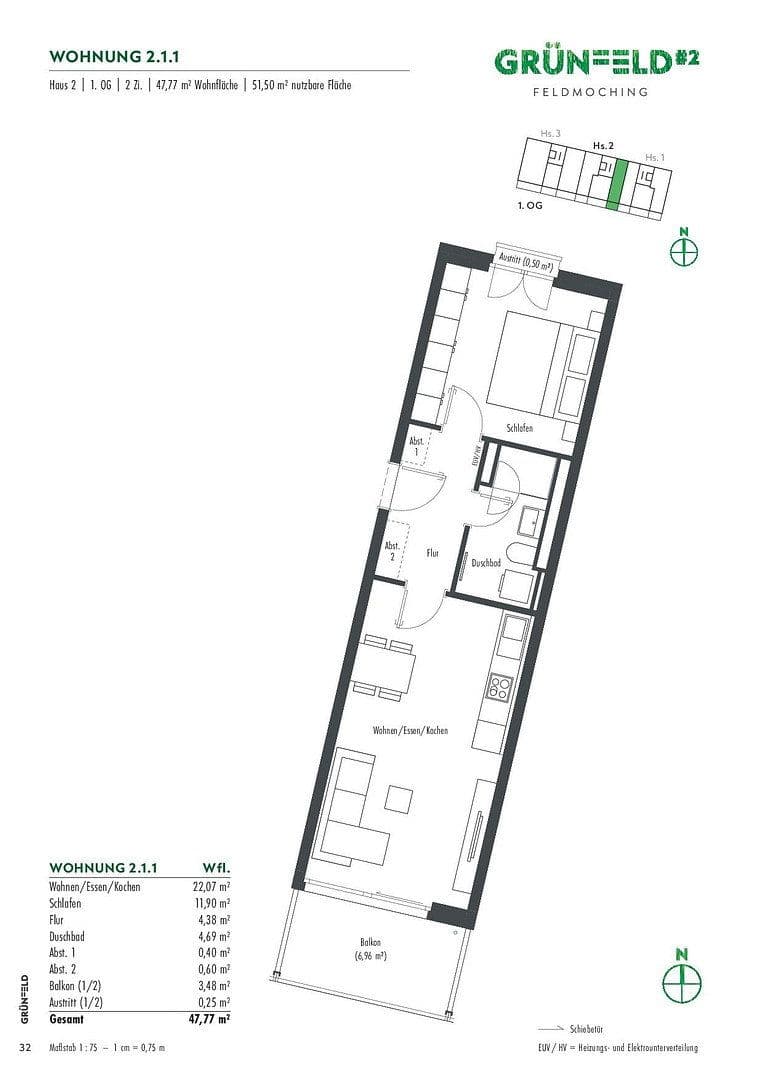 2 bedroom flat to rent, 48 m², Lilli-Kurowski-Str. 9, München, Bavaria 2 bedroom flat to rent, 48 m², Lilli-Kurowski-Str. 9, München, Bavaria