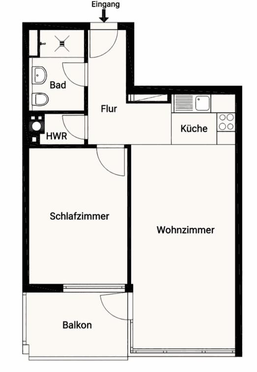 2 bedroom flat to rent, 60 m², Hamburg, Hamburg 2 bedroom flat to rent, 60 m², Hamburg, Hamburg