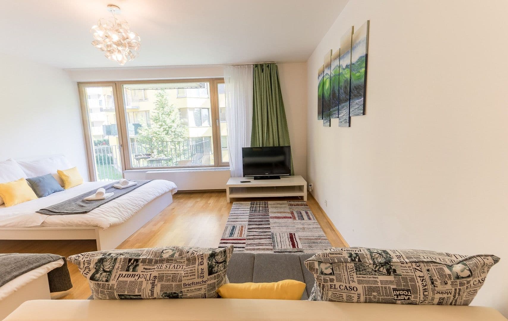 Studio flat to rent, 46 m², Jeseniova, Prague, Prague Studio flat to rent, 46 m², Jeseniova, Prague, Prague