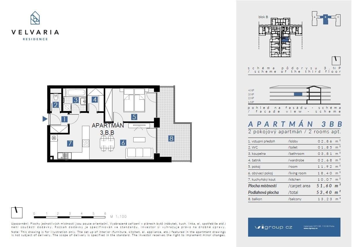 1 bedroom with open-plan kitchen flat to rent, 53 m², Velvarská, Horoměřice, Středočeský Region 1 bedroom with open-plan kitchen flat to rent, 53 m², Velvarská, Horoměřice, Středočeský Region