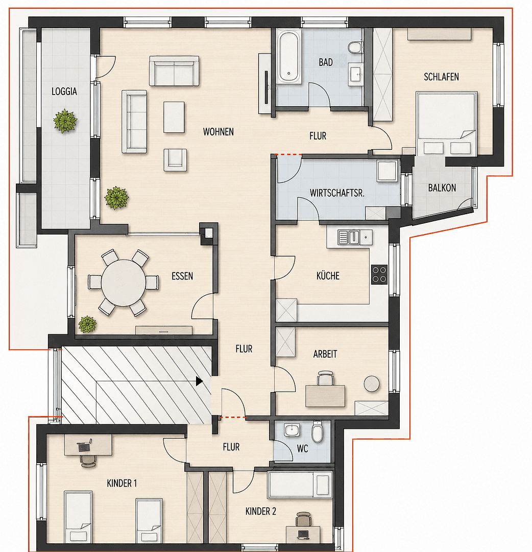 6 bedroom flat for sale, 135 m², Neumarkt in der Oberpfalz, Bavaria 6 bedroom flat for sale, 135 m², Neumarkt in der Oberpfalz, Bavaria