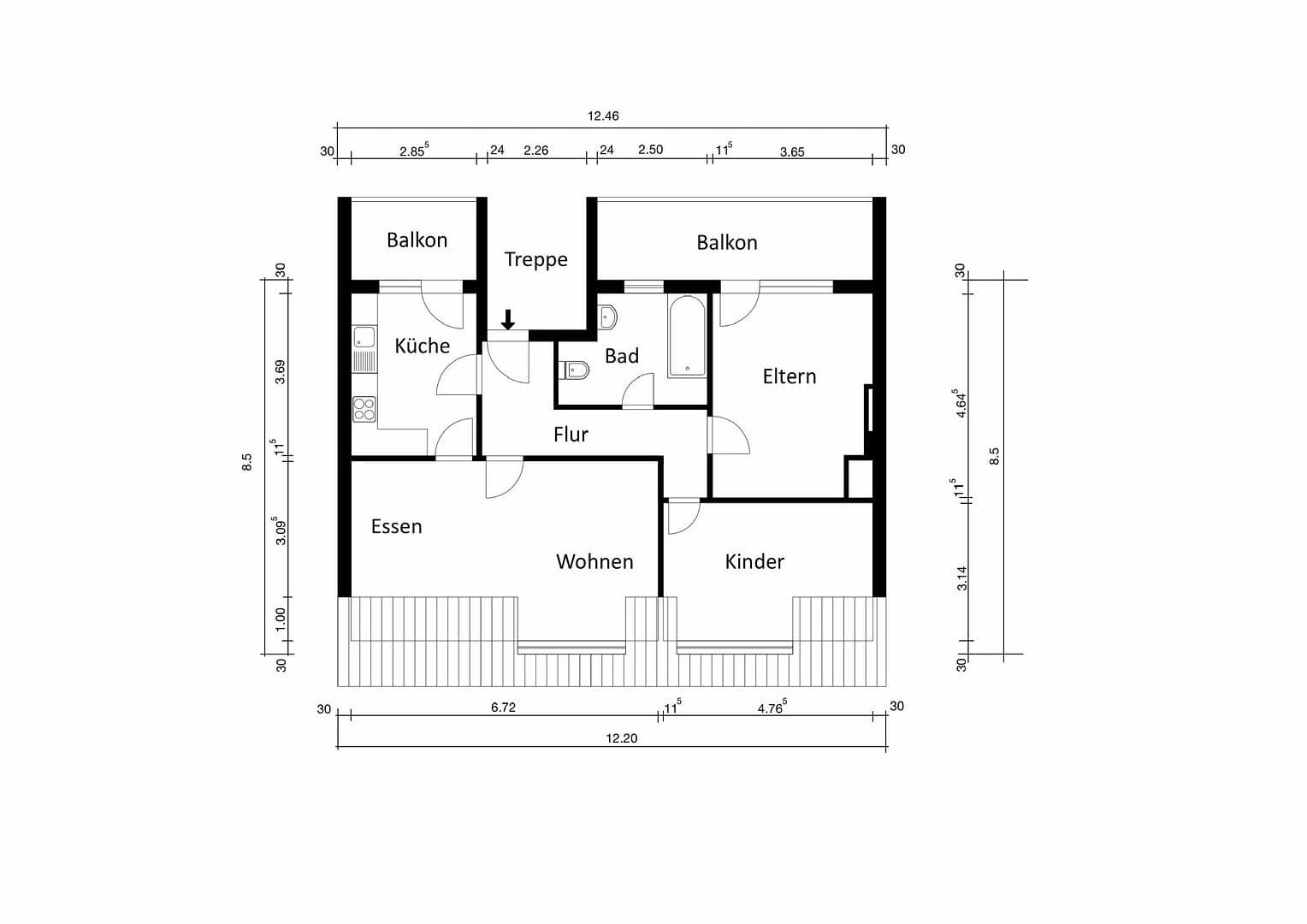 3 bedroom flat for sale, 90 m², Färberstraße 55, Villingen-Schwenningen, Baden-Württemberg 3 bedroom flat for sale, 90 m², Färberstraße 55, Villingen-Schwenningen, Baden-Württemberg